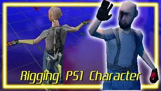 3 Steps to Rig YOUR PS1 Style Game Character in Blender | Tutorial