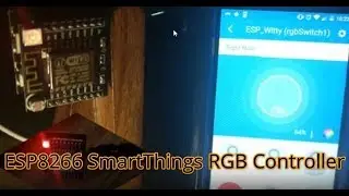 ESP8266/ESP12 Witty - Arduino Powered SmartThings RGB Controller