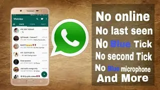 how to read whatsapp messages without blue double tick in urdu | hindi