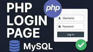 How to Create Login Page in PHP | PHP MySQL Login System with HTML
