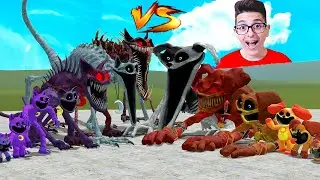 EVOLUZIONI CATNAP GODZILLA Vs EVOLUZIONI DOGDAY GODZILLA SMILING CRITTERS SU GMOD!!