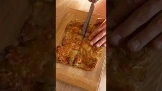 Homemade Scarpaccia - Crispy, rustic Italian Tart #shorts