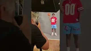 Scoot Henderson photoshoot at 2023 NBA draft