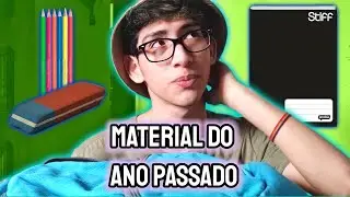 MEU MATERIAL ESCOLAR 2021 DE POBRE 🤡