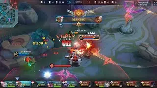 Dmomen DANCHOU maniac🖤 #fypシ #videoshort #mobilelegends