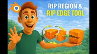 Blender Rip Region & Rip Edge Tool Explained in Hindi | Beginner Friendly | Episode - 13 | हिन्दी मे