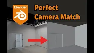 Scale fSpy Camera to 3D Model in Blender | Perfect Camera Match