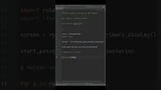 Rotate Screen Using Python #shorts #pythonprogramming
