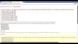 ASP NET MVC 5 Step by Step - Part 3 - Controllers & Views Demo Project