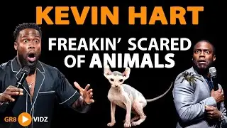 Funny | Hilarious | Kevin Hart Freaking Scared of  Animals #KevinHart #Scared #Animals
