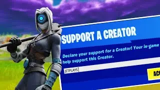 HOW I Got MY Support A Creator Code!!