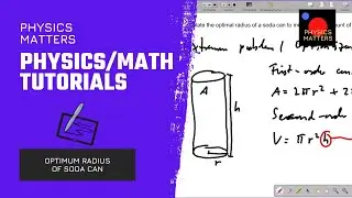 Optimum Radius of a Soda Can (Optimization Problem)