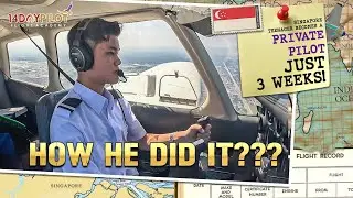 17 years old get his  FAA Private Pilot in less than 3 weeks! 😲 How he did it?