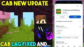 Crafting and Building New Update | Crafting and Building Lag Fixed Update