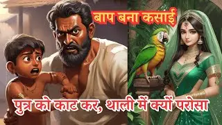 पुत्र को काट कर थाली में परोसा/बाप बना कसाई बहुत ही दुःख भरी कथा/अवसान माता कथा @PoonamKiAwaaz