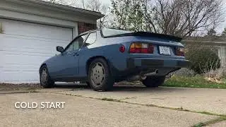 Porsche 924 Turbo w/Magnaflow Muffler: Cold/Warm Start, Idle, and Revs