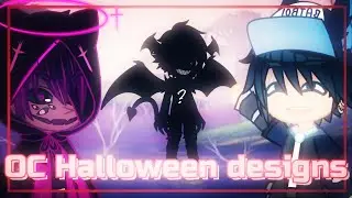 Redesigning my OC's for halloween || Gacha Club