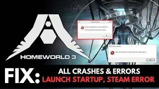 Homeworld 3: How to Fix Crashes and Freezing. Not Launching on PC