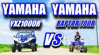 YAMAHA YXZ1000R VS. YAMAHA RAPTOR 700R!