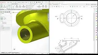 CONECTOR DE TUBERIA SOLIDWORKS CAD 61 INTERMEDIO