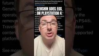 Genshin Just Killed PS4 Support…