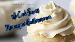 No cook Swiss meringue buttercream
