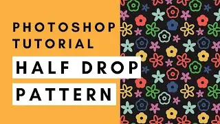 Halfdrop Pattern in Photoshop - Step by Step Tutorial