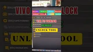 Vivo Y11 ( CPH 1906 ) Frp And Userlock Remove  Unlock Tool 100% Done 