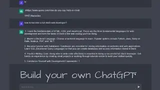 Build your own ChatGPT AI in javascript using openai api#ai #chatgpt #api