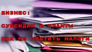 Субсидии и гранты - как не платить налоги