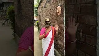 Lam no bong bay nhan qua bat ngo |Burst mask surprise 😮 #shortvideo #funny #bangladesh #comedy
