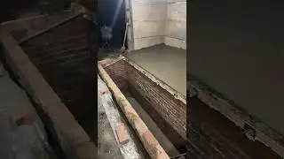 Часть пола готова.
