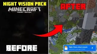 Night Vision Addon for Minecraft PE | Latest Night Vision pack