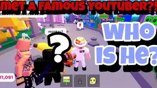 I Met A Famous Verified YouTuber In PLS DONATE?!?