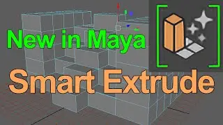 Smart Extrude New in Autodesk Maya 2025