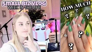 How Much I make doing nails? $ CANCELED NAIL CLASS 😔 WEEK IN THE LIFE ONLINE NAIL PRODUCT SUPPLIER