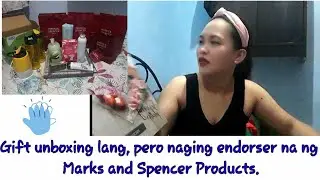 Unboxing of Christmas Gift, naging endorser na ng Marks & Spencer.