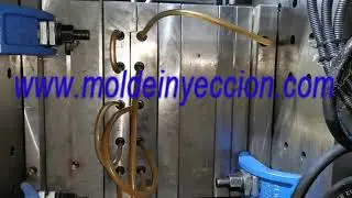 Molde de injeção tampa flip top desenroscar