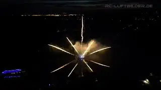 Das Feuerwerk beim Bernburger Kutterruderpokal 2024