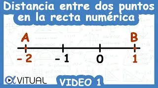 Distancia Entre Dos Puntos en la Recta Numérica | Video 1 de 3