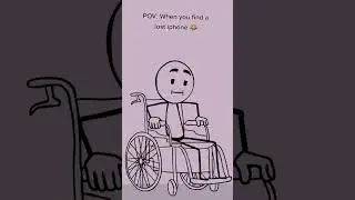 When You find a lost Iphone😂(Animation Meme)#shorts  #animation #meme #fypシ゚viral