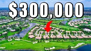 $300K Boynton Beach Home Tour w/ Backyard Golf Course