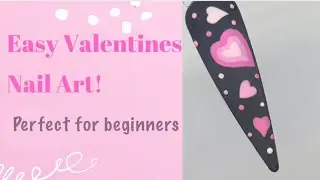 Easy Valentines Nail Art