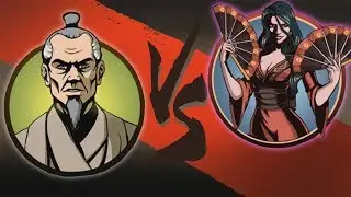 Shadow Fight 2 Special Edition - Бой с Молодой Вдовой - Старые Раны - Акт Сенсея!