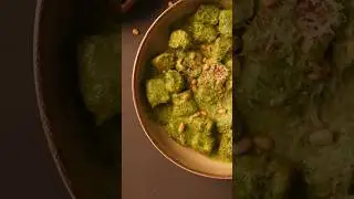 Ньоки со шпинатом и авокадо , рецепт в комментариях 
