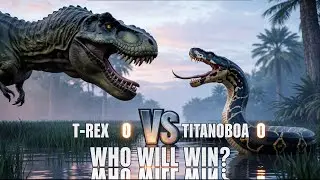Titanoboa VS T. rex: Who Will Win?