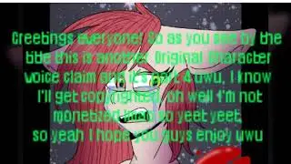 Original Characters (O.c) Voice Claim (Part 4) [Read Description]
