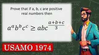 Magic Masala Maths | Prove the Inequality | Easy solution | USAMO 1974 | 011