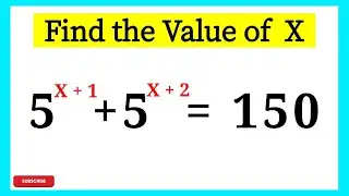 Nice Exponent Math Simplification | Find the Value of X