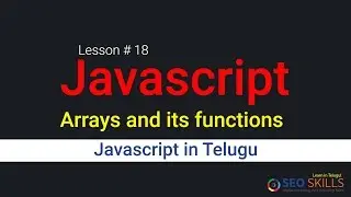 Javascript arrays intro tutorial in Telugu